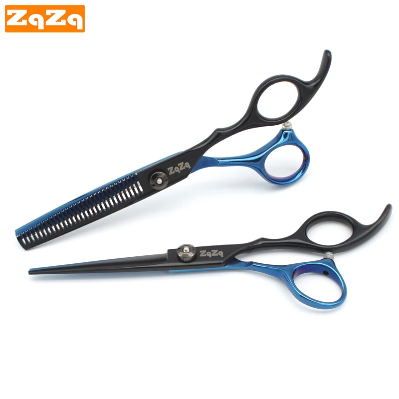 Zqzq-Tesoura De Cabeleireiro Profissional, Corte De Cabelo e Desbaste Styling Ferramenta, Barbeiro Shear, 6