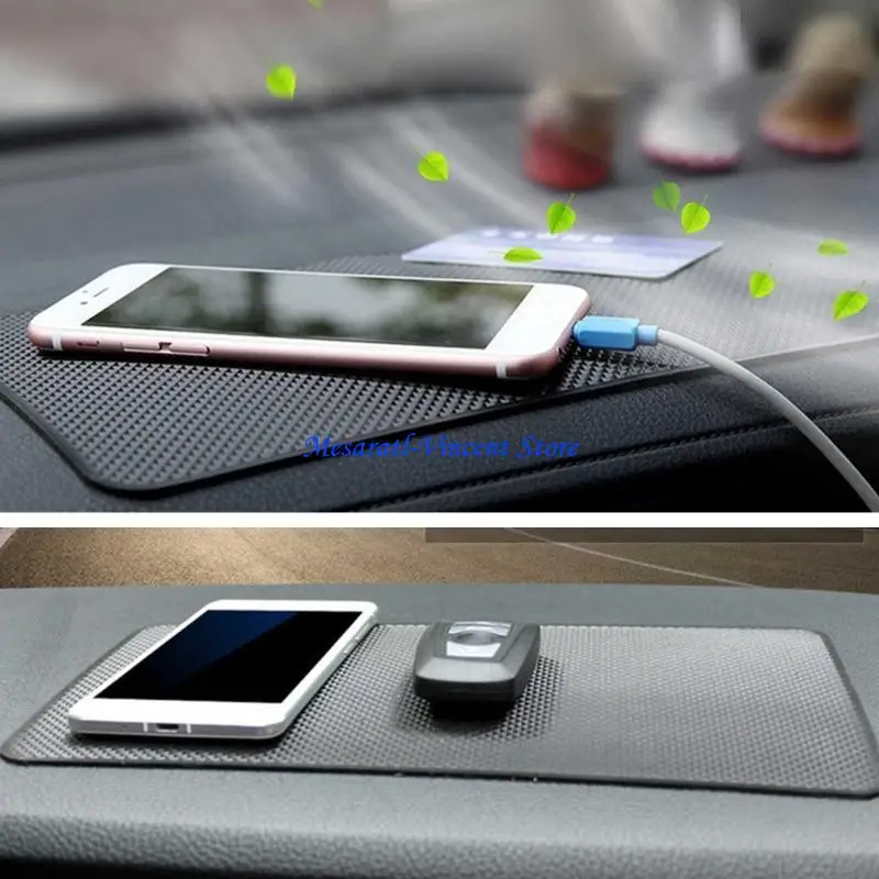 A70F Einfache Handy Halter Auto Dashboard Anti Slip Matte Non Slip Sticky Pad Silikon Non-slip Mount Halter – Detail 7