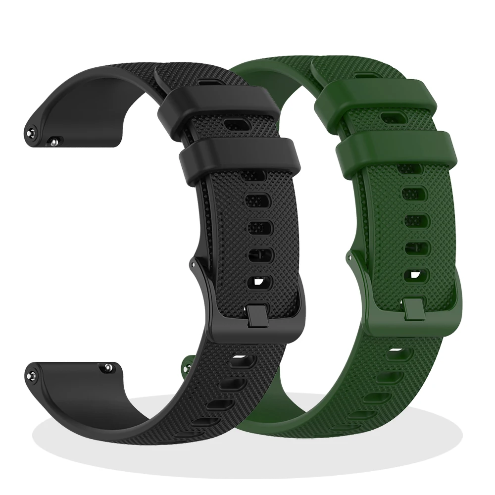 Premium Silicone Replacement Band for Polar Vantage & Grit X Watches - 22mm Adjustable Bracelet