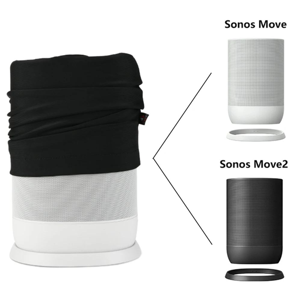 Elastic Dust Cover Lycra Speaker Cover Breathable Protective Skin Cover for Sonos Move & Sonos Move 2 Speaker