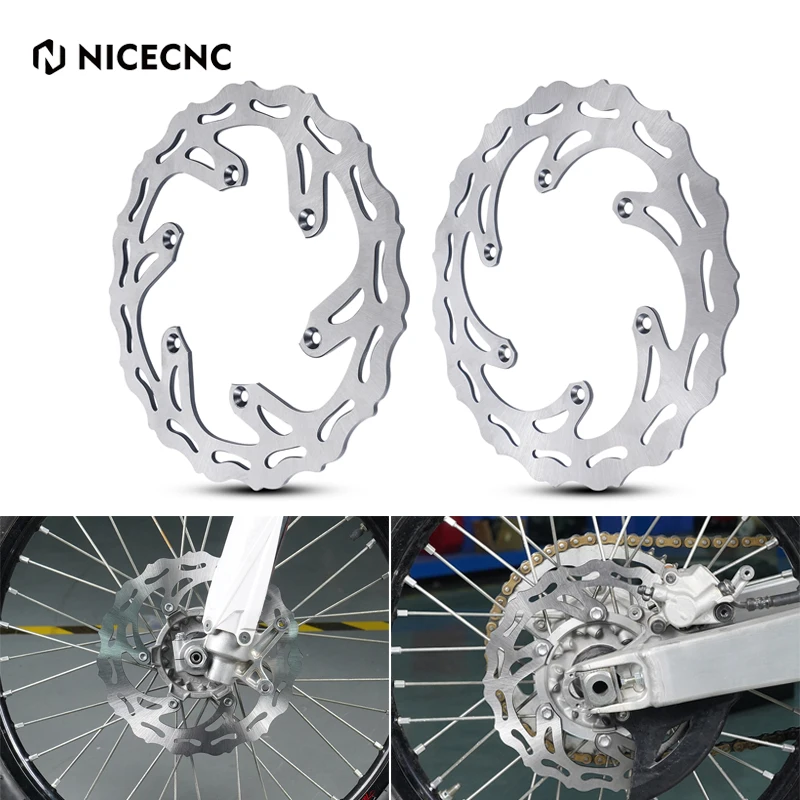 Caltric Front Brake Disc Compatible With Yamaha YZ250 / YZ250F 2002-2016, YZ250X, YZ250FX - View #5