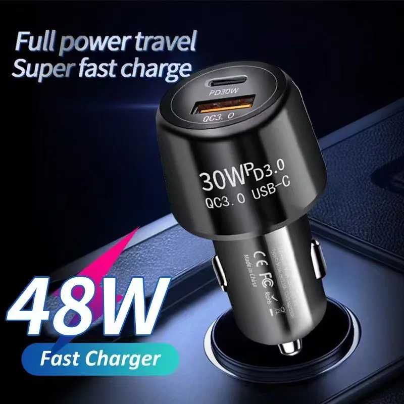 Chargeur Voiture 6 Ports USB QC3.0 - 75W, 15A, Charge Rapide - Pour Allume-cigare - Neuf