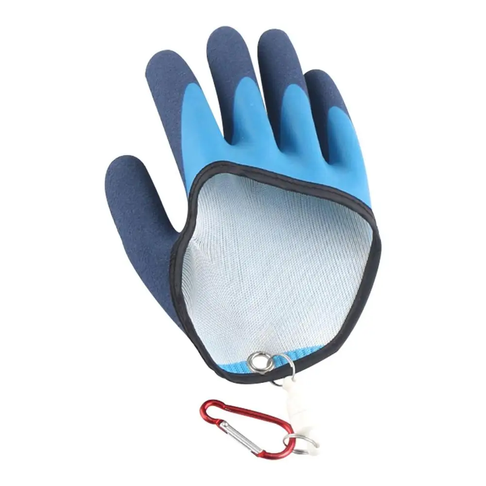 Anti-cut Fishing Gloves Non-slip Crabbing Waterproof Magnet Hook