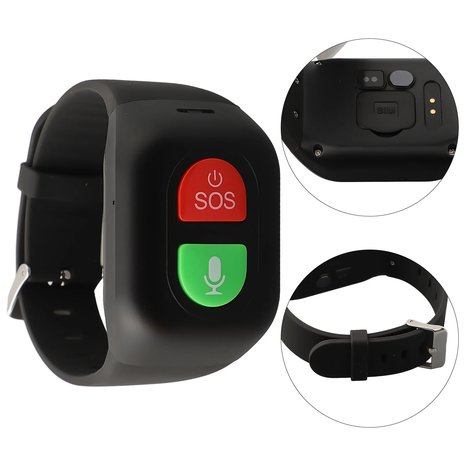 

1pc 4G Health Bracelet Elderly Fitness With Fall Alarm Detection And GPS Location Smart Watch Fitness Cardio Equipment