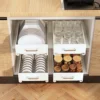 Non-Installation Kitchen Shelf Dish Organizer Cabinet Pull-out Rack Multifunctional Spice Bowls Chopsticks Racks Under Sink 2