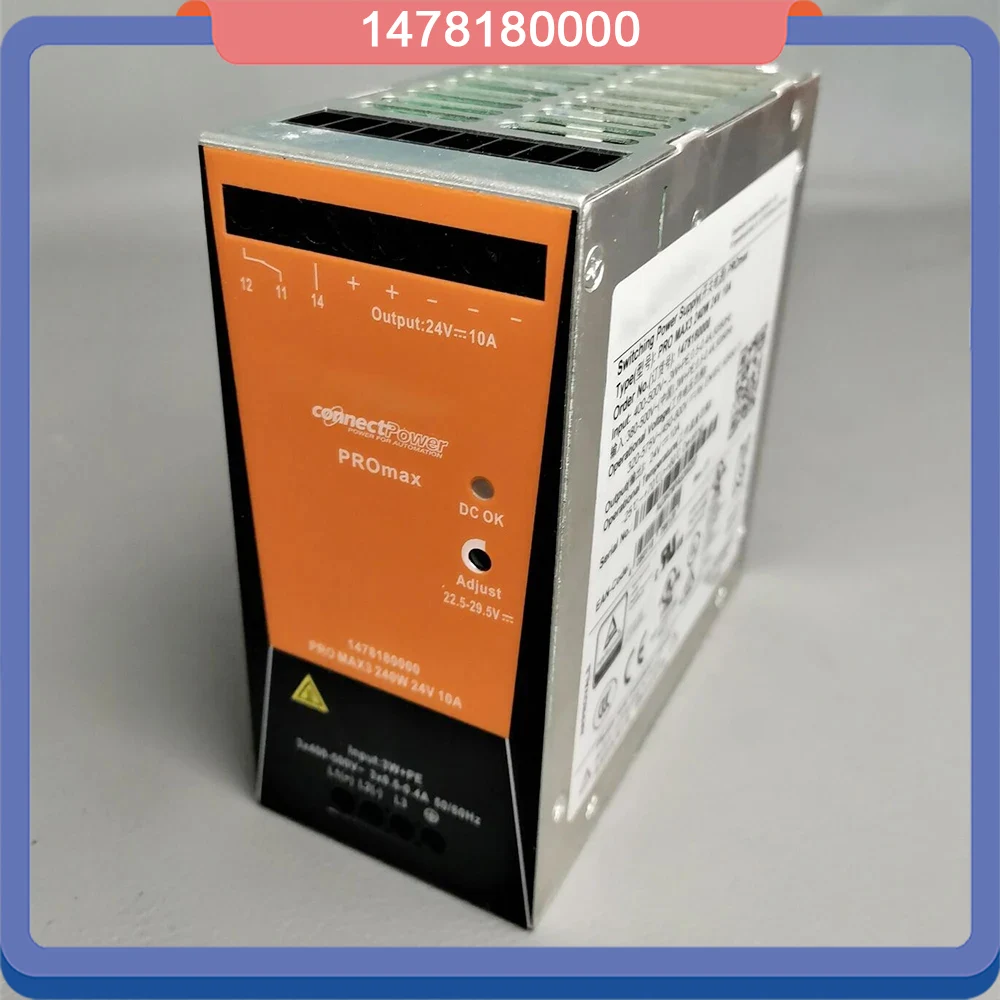 New 1478180000 PRO MAX3 240W 24V 10A Switching Power Supply For Weidmuller 1 New 1478180000 PRO MAX3 240W 24V 10A Switching Power Supply For Weidmuller