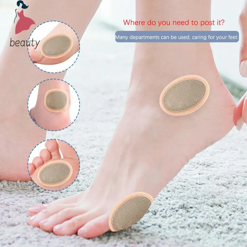 4Pcs/2Sheets Callus Cushions Shoes Heel Pad Foam Round Toe Foot Corn Bunion Protectors Pads