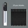 Fizz Aluminum Alloy Utility Knife High Carbon Steel 9MM Blade Self-Locking Design Sharp Angle with Fracture Knife Cutter 5