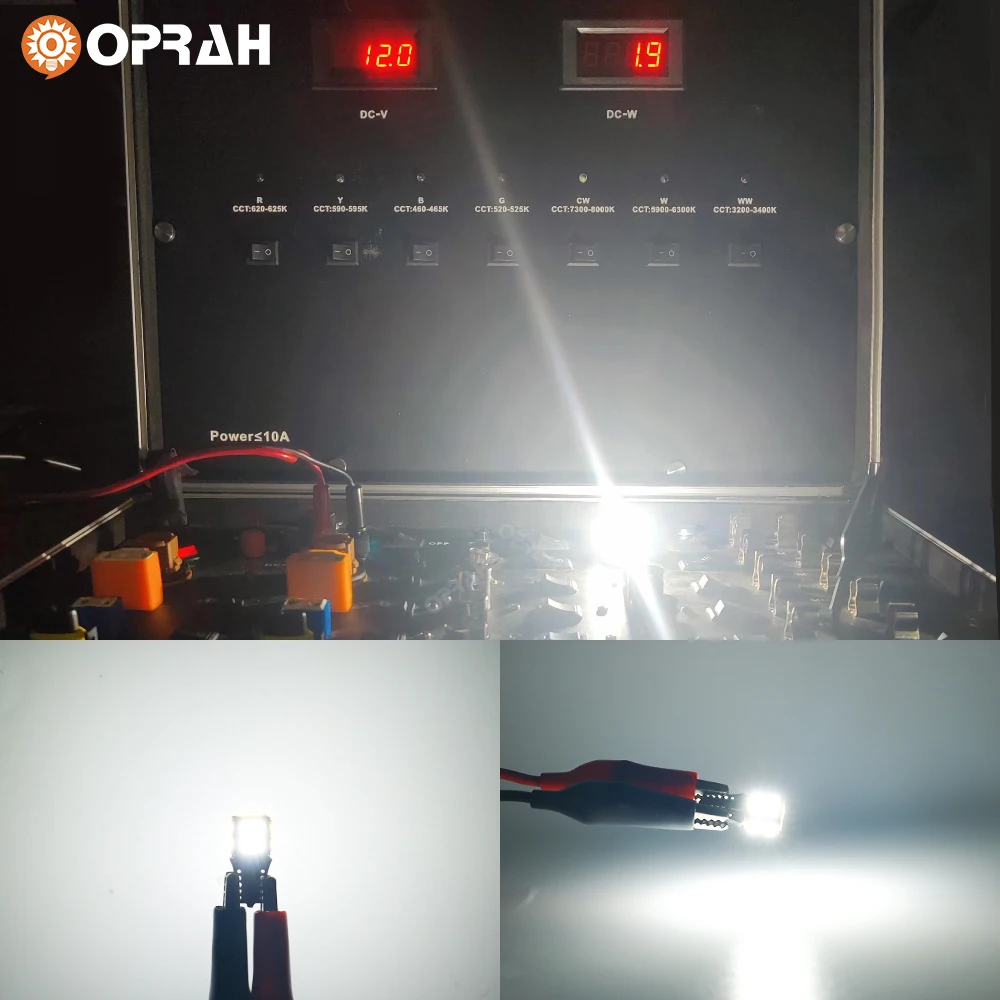 Seagsun 2X T10 W5W LED Canbus Error Free White 12V 6000K 1200LM 194 168   ڵ ʺ  ׸ Ǳ 