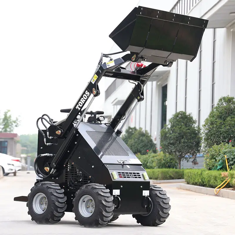 Mini Wheel Skid Steer Loader Attachments Multifunctional Trencher Skidsteer For Sale Recruitment Agent Portable Minicargador