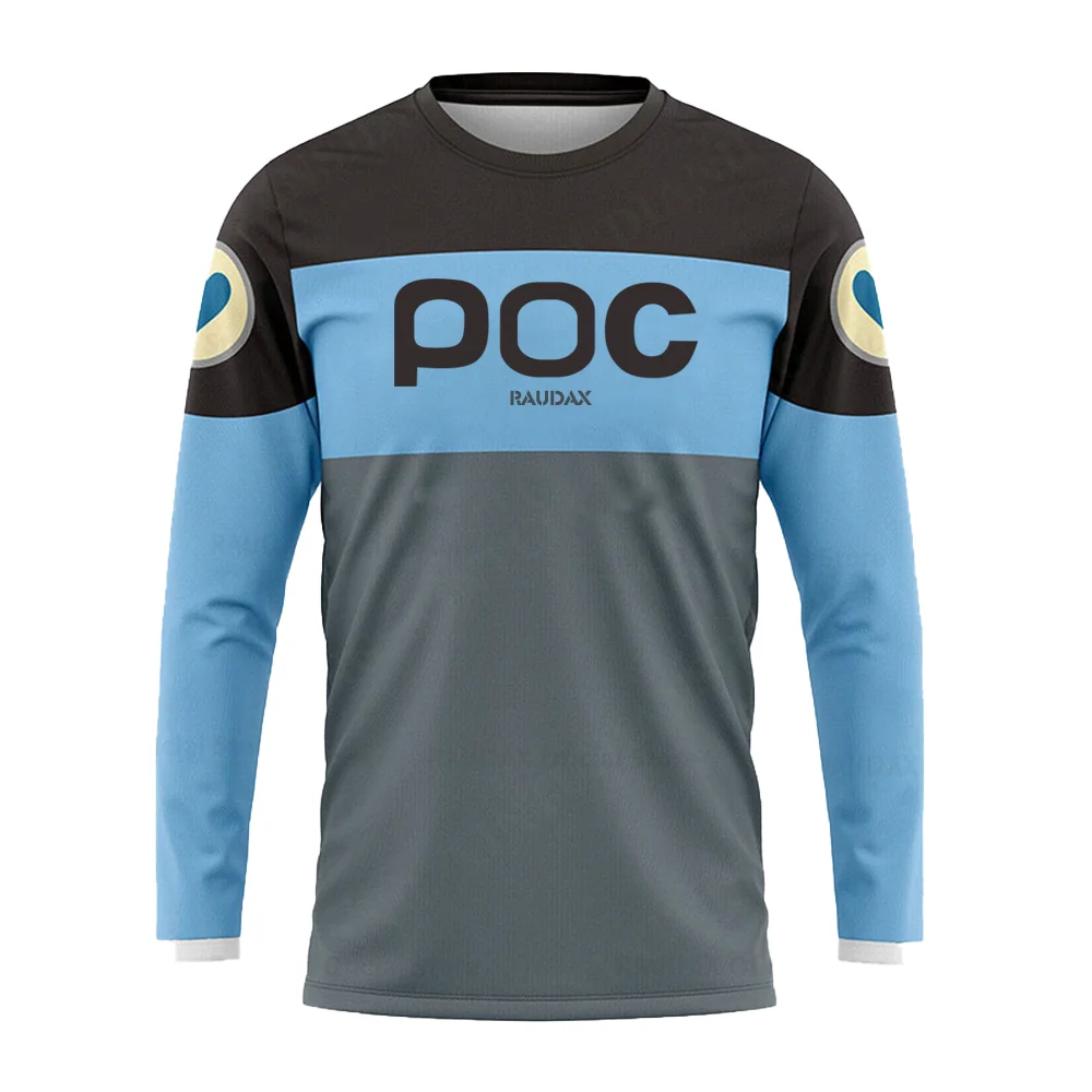 thumbnail image 1 of Camiseta de ciclismo de manga larga RAUDAX POC Racing Mx para motocross, camisetas deportivas para descenso, camisetas para bicicleta de montaña, camisetas para motocicleta DH todoterreno, 1 of 4