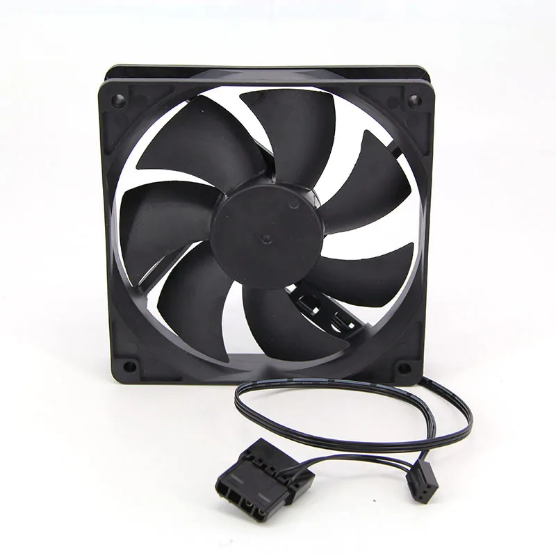 12cm DC 12v Large 3pin 4pin Brushless Computer Cooling Fan 1 120mmx25mm PC Fans Heatsink Radiator For PC Case GPU CPU Cooler