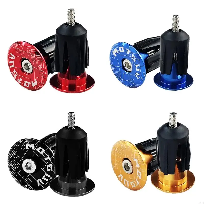 U2JB 1 Pair Handlebar End Plugs Caps MTB Road Bike Grip Handle Bar End
