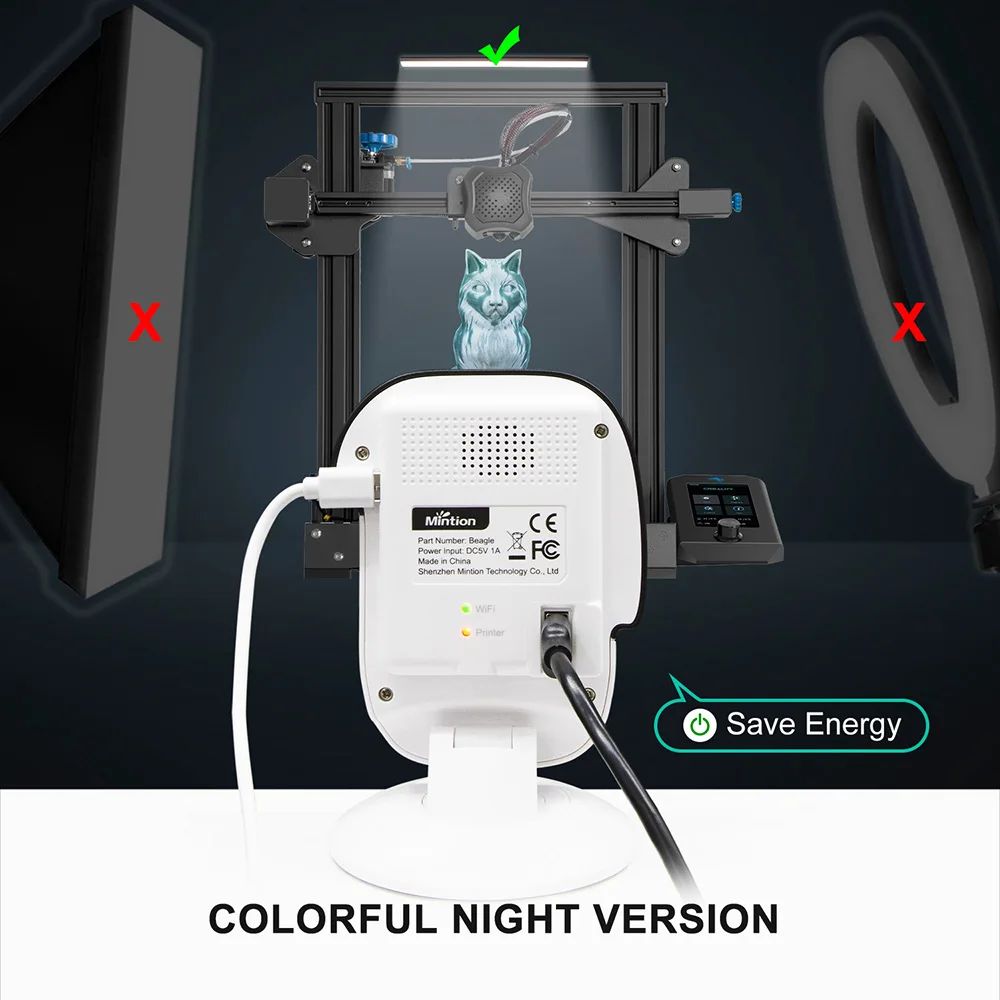 Creality-3D  ī޶ ̼  ī޶,   , PC/APP ī޶, 32GB  Ʈ, ݺ  