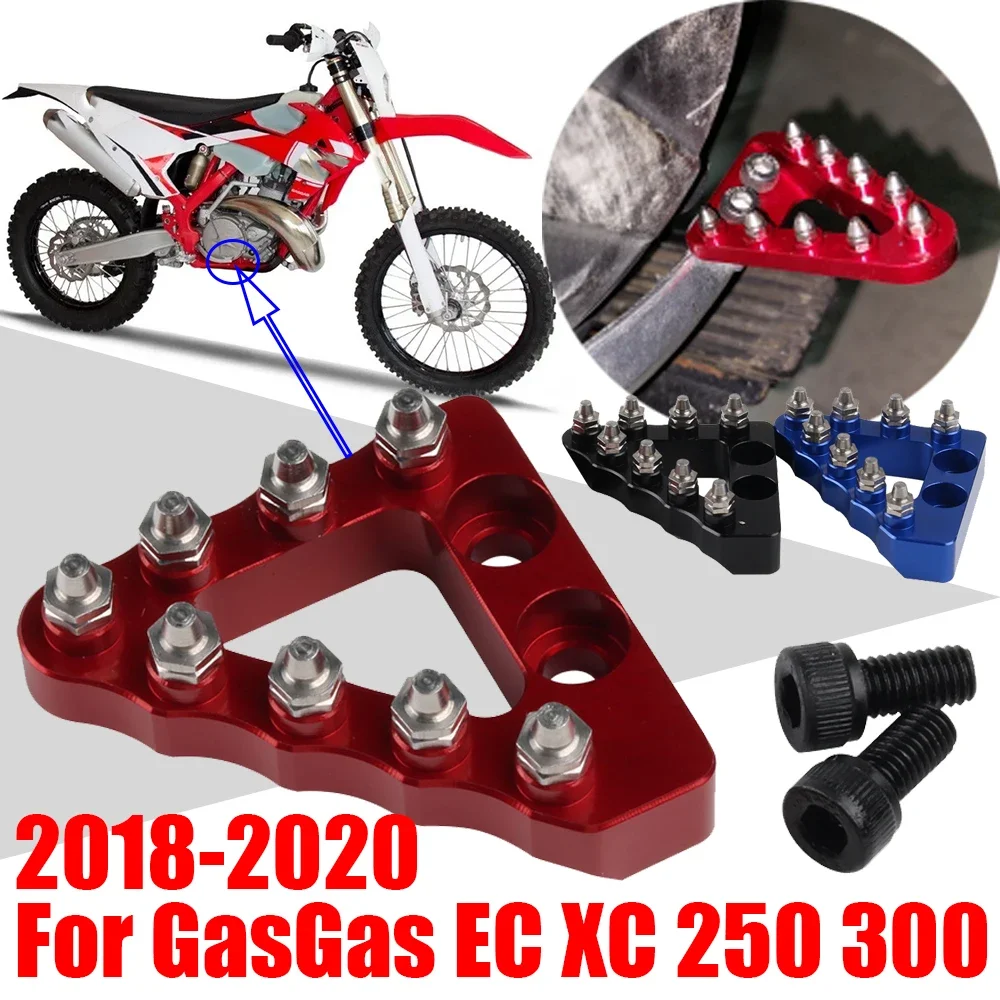

For GasGas Gas Gas EC XC 250 300 EC250 EC300 XC250 XC300 2018-2020 Motorcycle Accessories Rear Foot Brake Pedal Lever Tip Plate