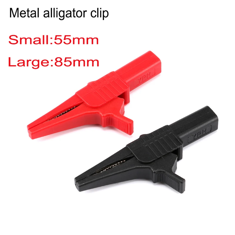 Alligator Clips Metal Connector DIY Test Probe Cable Insulated Clamp Jumper Line alligator clips electric test clamp test probes alligator clip adapter test cable connector electrical test wire test lead wire test lead cable test hooks clips test cable test cable lead electrical clamp test leads test clip