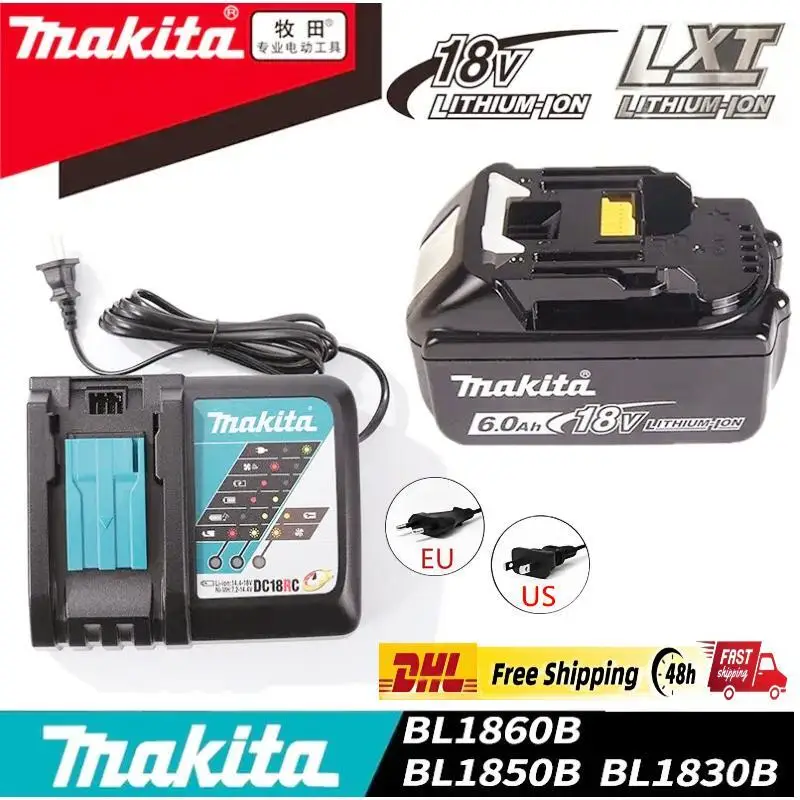 

Аккумуляторная литий-ионная батарея 18 в, 6,0 Ач, BL1830, BL1840, BL1850, BL1860B, LXT400