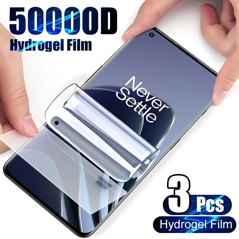 

3PCS Hydrogel Film For OnePlus 11R 10T 11 9RT 10R 10 Pro Screen Protector For OnePlus ACE Pro 8 8T 7T Nord 2T CE 2 Lite 5G Film