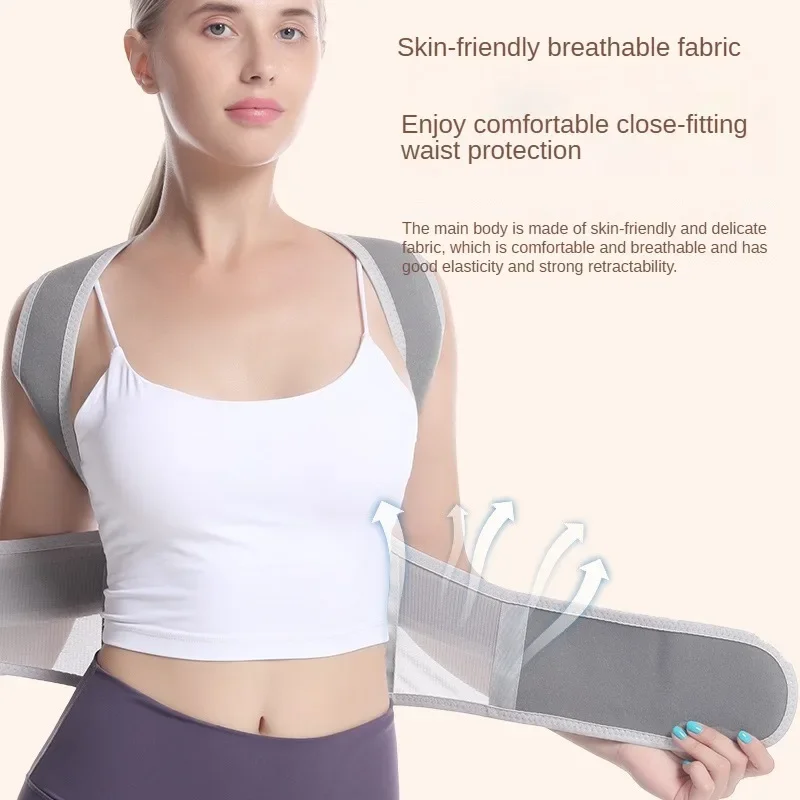 New Design Humpback Girdle Keel Upper Back Strap Brace Shoulder Posture Corrector Scoliosis Spine Support Lumbar Orthopedic Belt