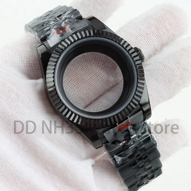 36mm/39mm NH35 Watch Case Sapphire Glass 20mm Solid 316L Stainless Steel Bracelet for Datejust NH35 NH36 Movement 28.5mm Dial - Image 14