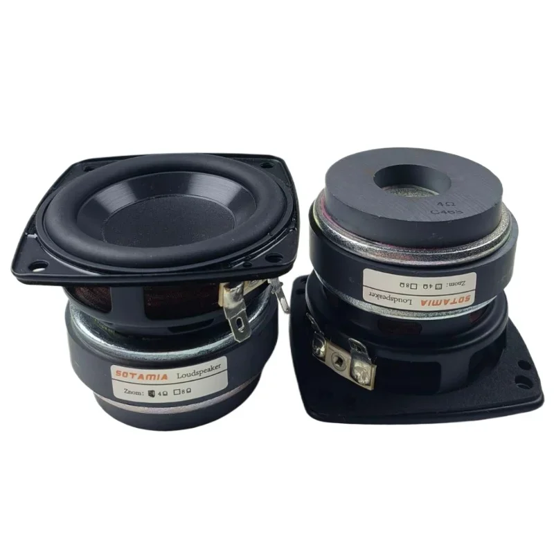 SOTAMIA 2Pcs 2.75 Inch Full Range Speaker 4 Ohm 20W Sound Music Bluetooth Speaker Audio Home Theater Power Loudspeaker For JBL