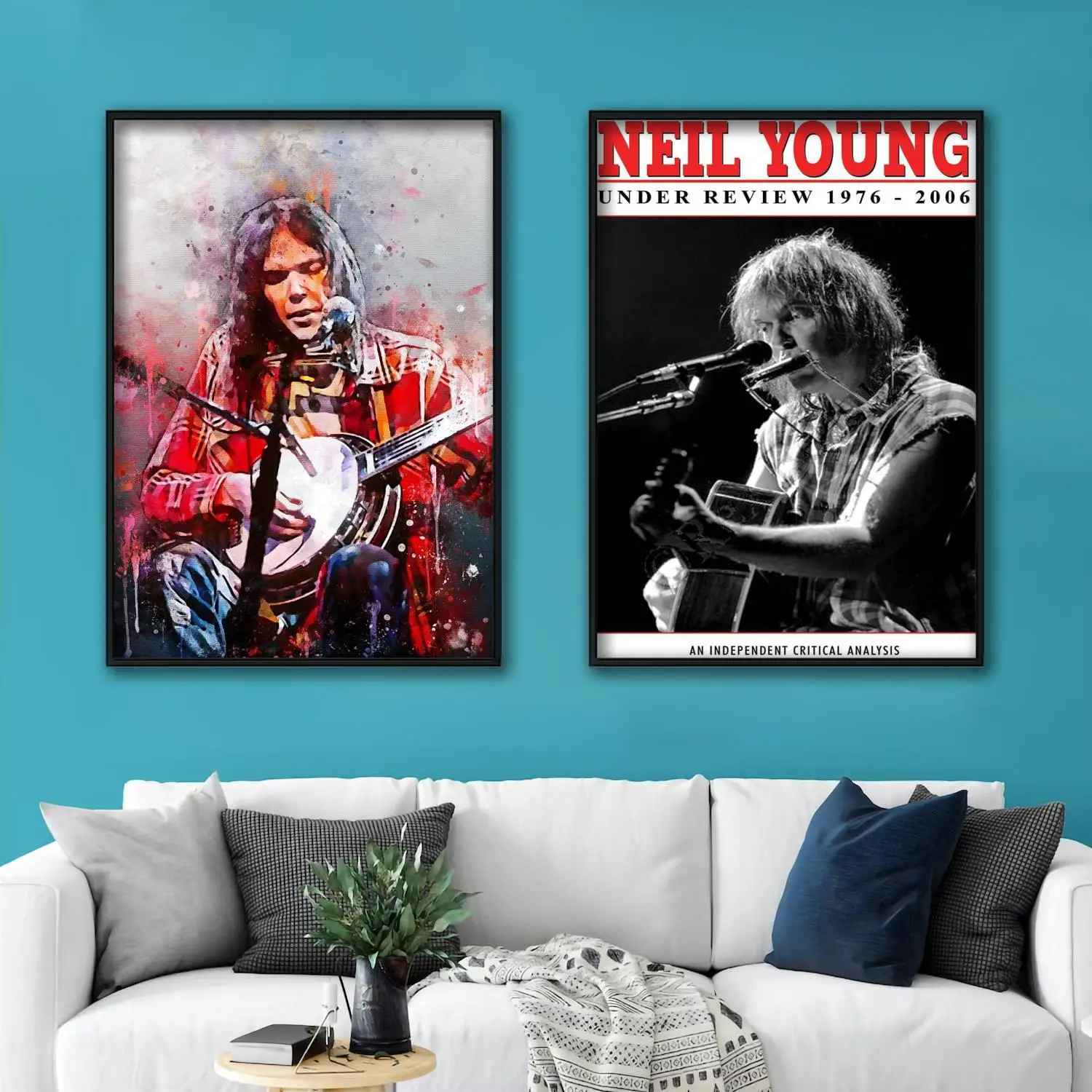 

neil young Singer Decorative Canvas Posters Room Bar Cafe Decor Gift Print Art Wall Paintings