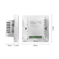 Digital Central Air Conditioning FCU Fan Coil Unit Thermostat Weekly Programmable Temperature Controller Wholesale Price - Image 6