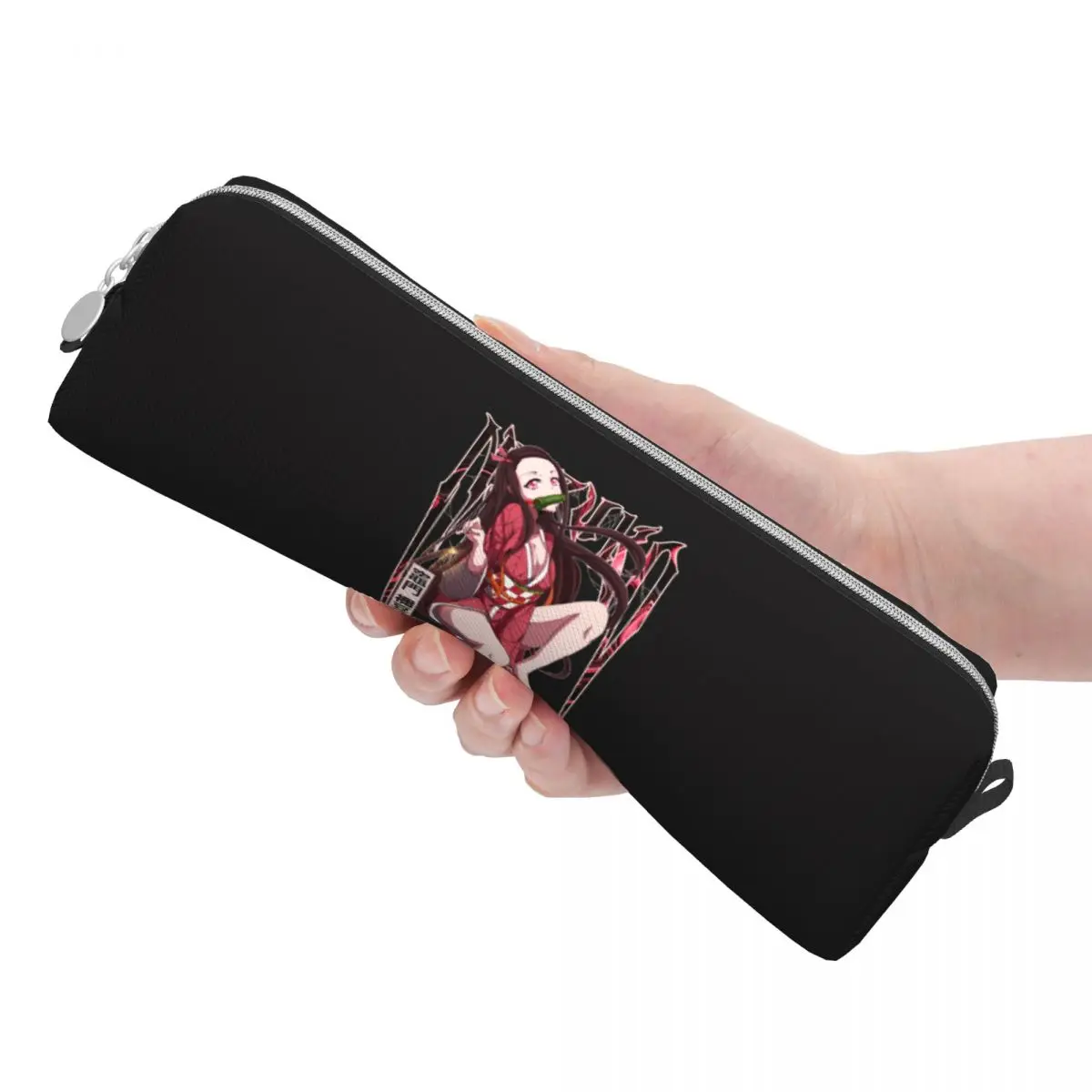 

Nezuk0 Lovely Lady Pencil Case kawaii cool classic trendy Students Pencil Pouch School Pencil Cases Stationery Birthday Gift
