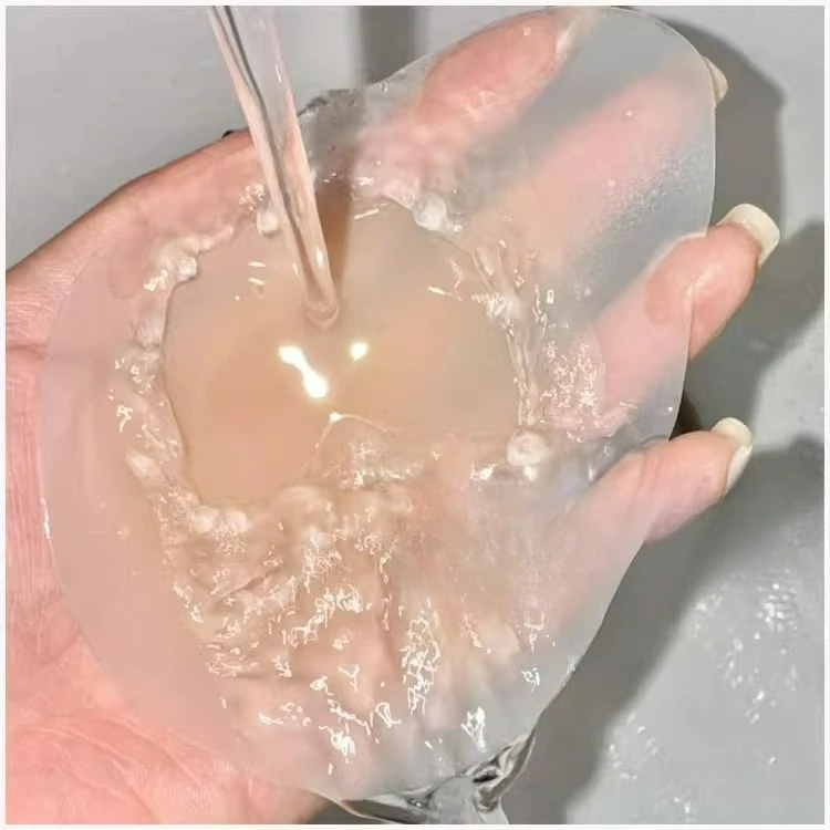 New Water-drop Bras Nipple Pads Silicone Invisible Chest Lifting Patch Summer Thin Sweatproof Breast Stickers Women Underwear