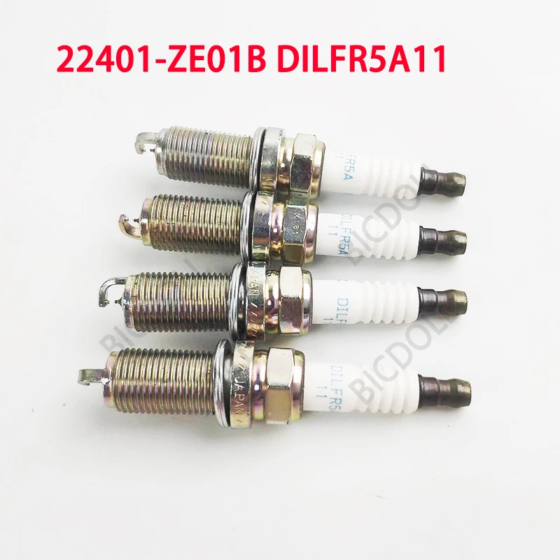 

4/6PCS Dual Iridium Spark Plug 22401-ZE01B DILFR5A11 for Nissan NV2500 NV3500 Maxima Frontier Pathfinder Xterra Titan Infiniti
