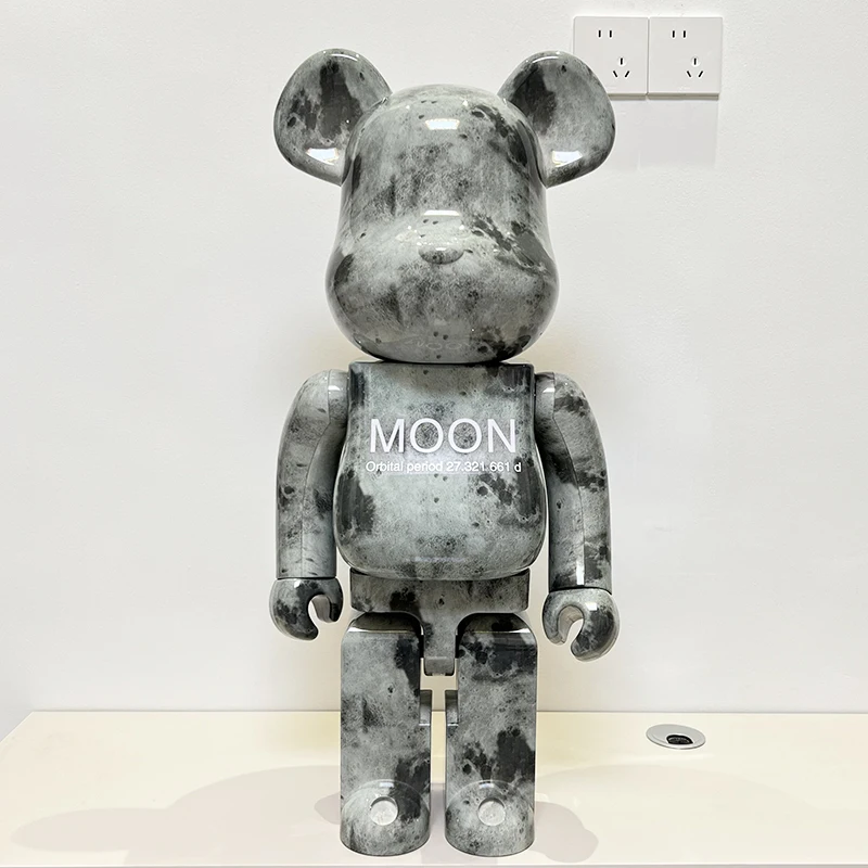 Mxbearbrick 1000% 거실 장식 낙서 팝 아트 사무실 데스크탑 조각 또는 발렌타인 데이 선물