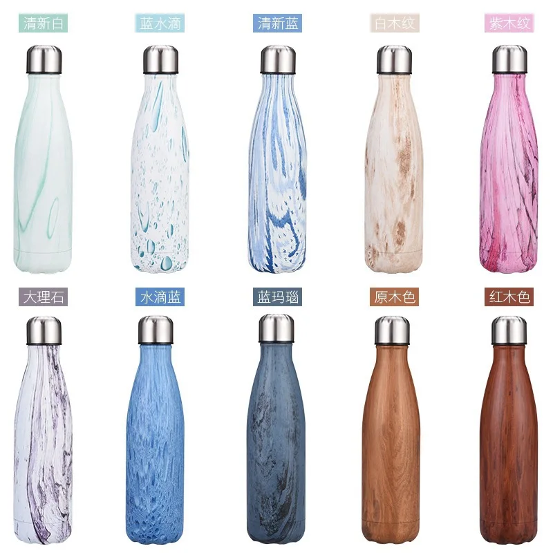 304 스테인레스 스틸 보온병 컵 chaopai 야외 스포츠 물 컵 크리에이티브 콜라 병 사용자 정의 로고