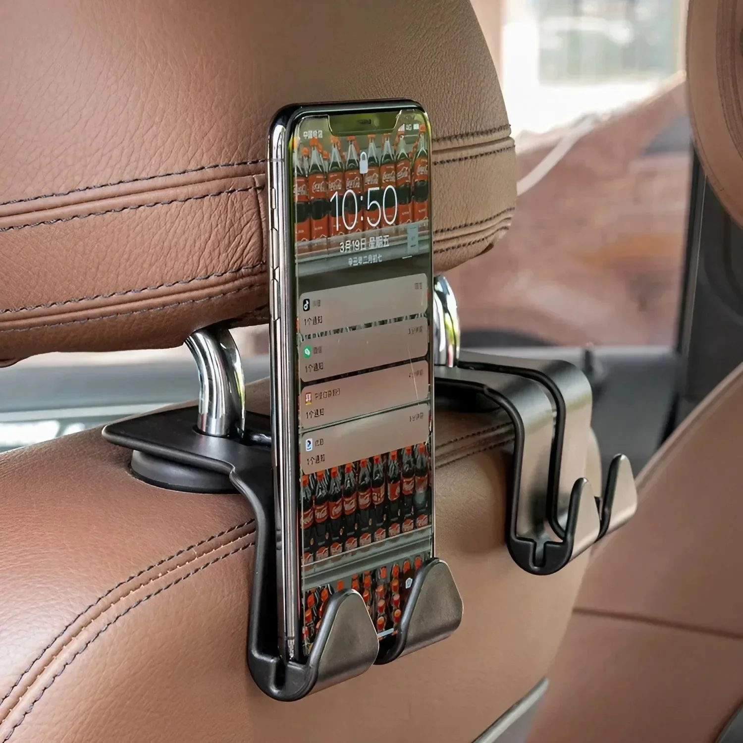 Back Seat Headrest Hook Organizer 6