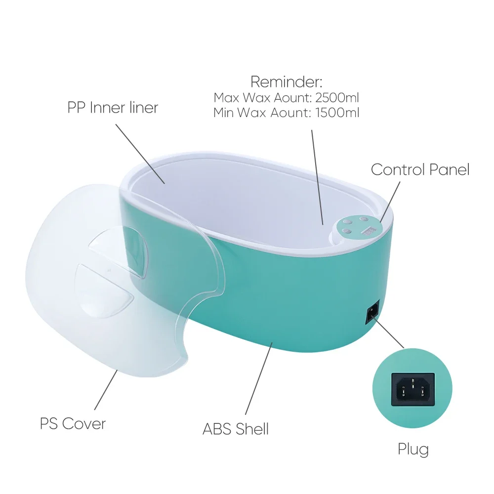 Paraffin Wax Machine for Hand and Feet-5000ml Large Capacity Wax Heater Warmer Paraffin Bath for Smooth and Soft Skin