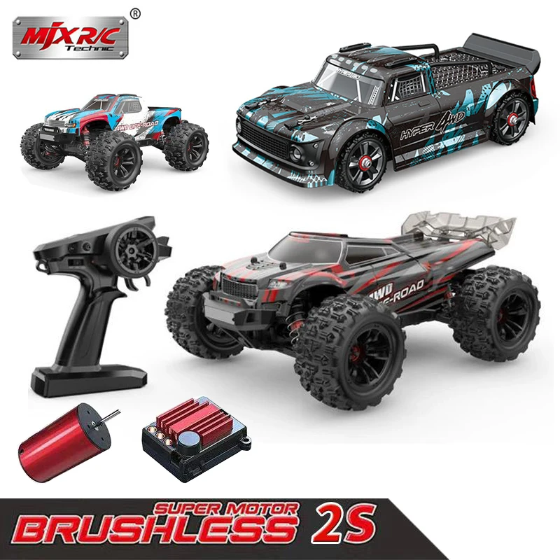 Mjx Hyper Go 16207/16208/16209/16210 Brushless Rc Car 2.4G 1/16 Pickup Telecomando 4Wd Fuoristrada Ad Alta Velocità Fuoristrada