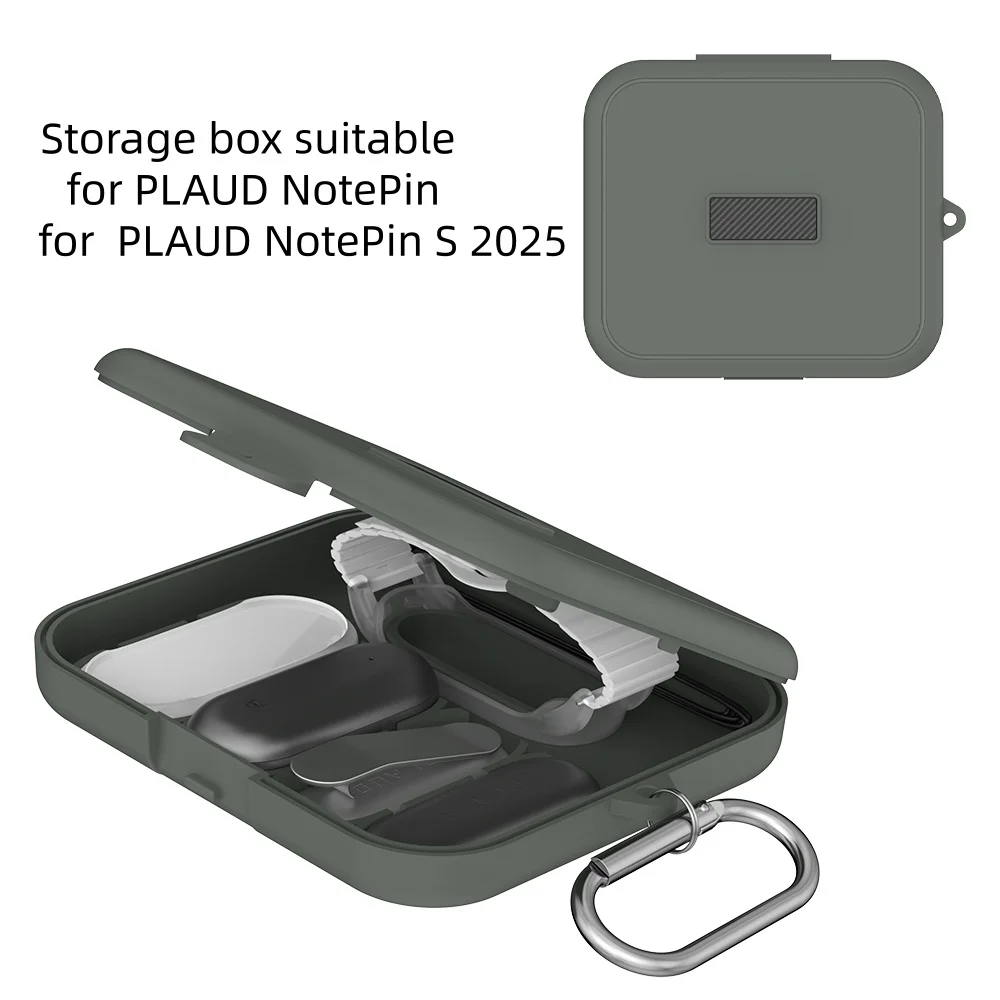 PLAUD NotePin/NotePin S 2025 보관함에 적합한 방진, 충격 방지 및 낙하 방지 보관 액세서리