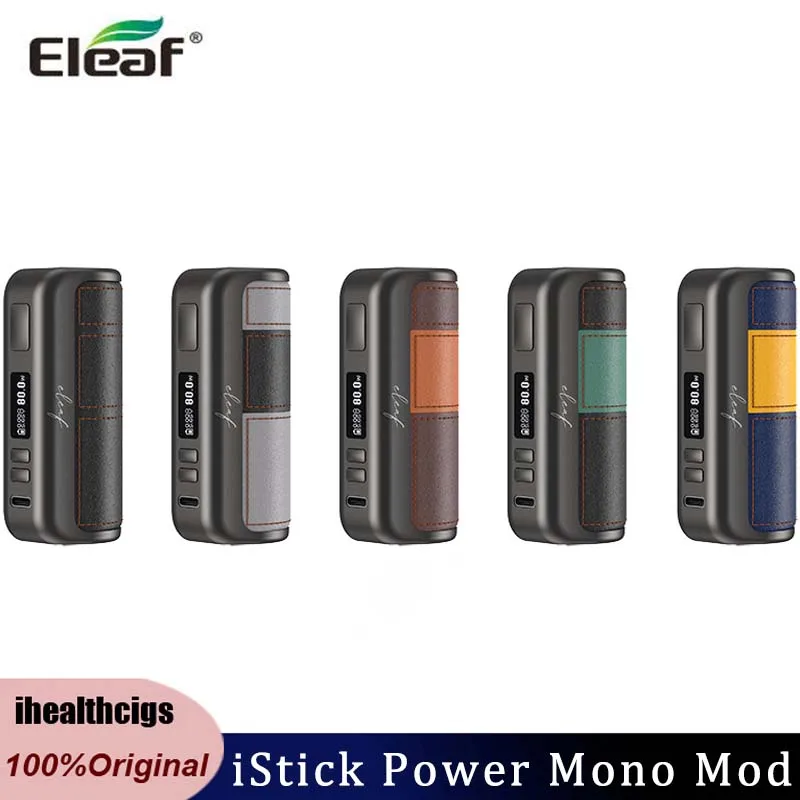 Tanie Oryginalny Eleaf iStick Power Mono Mod Vape 3500mAh bateria 80W elektroniczne papierosy parownik fit