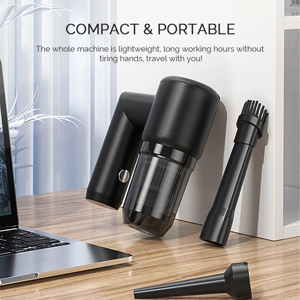 Multi-purpose Cleaner 5000PA Cordless Vacuum Cleaner Strong Suction Car Cleaner Cleaning Glass Wiper Windows Cleaning Brush