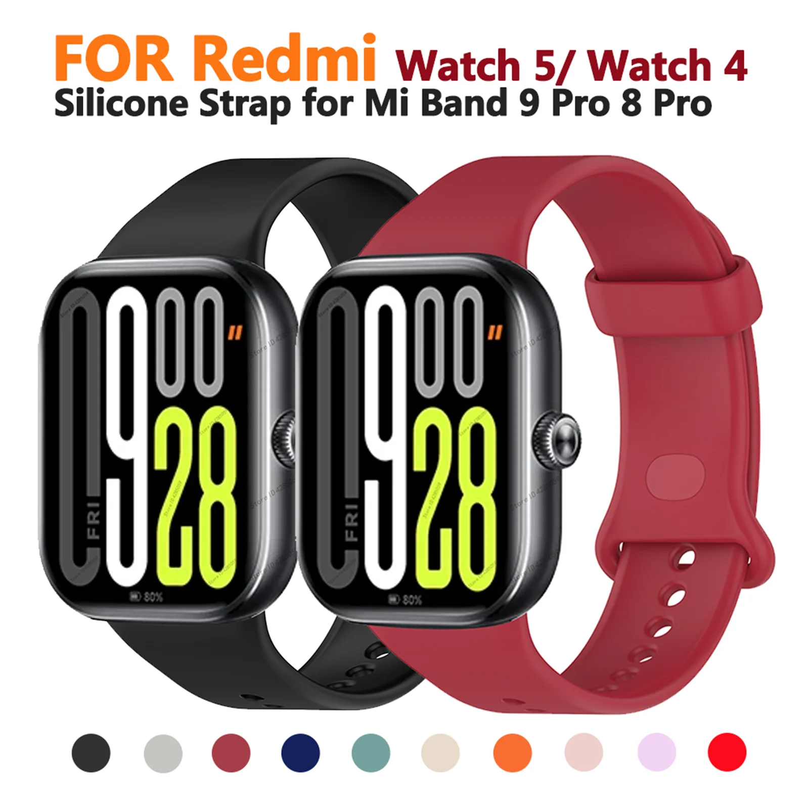 Breathable Silicone Sport Strap