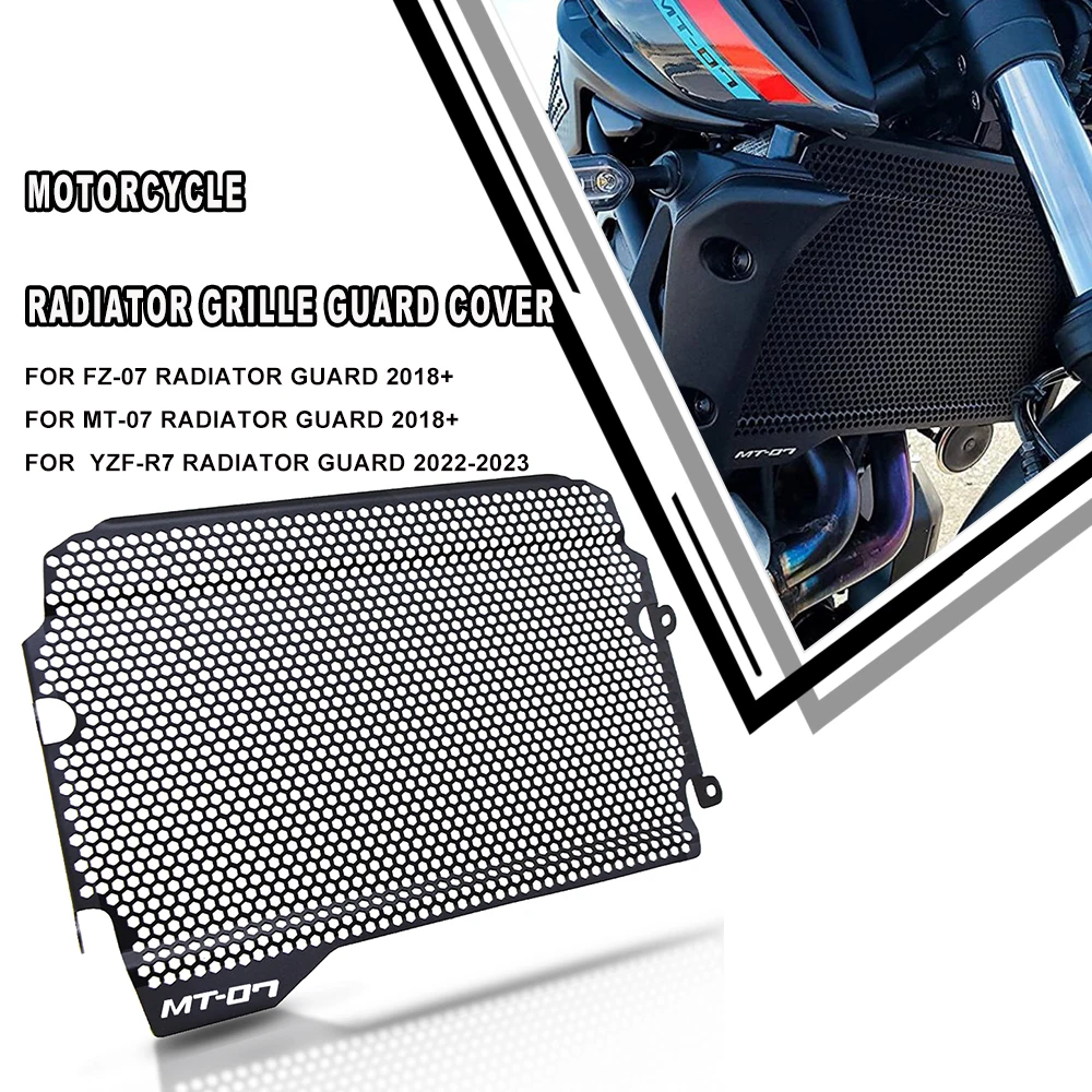

For Yamaha MT-07 FZ-07 MT07 MT 07 2014-2019 2020 MT-07 FZ07 MT07 2023 2022 Radiator Grille Guard Cover Fuel Tank Protection Net