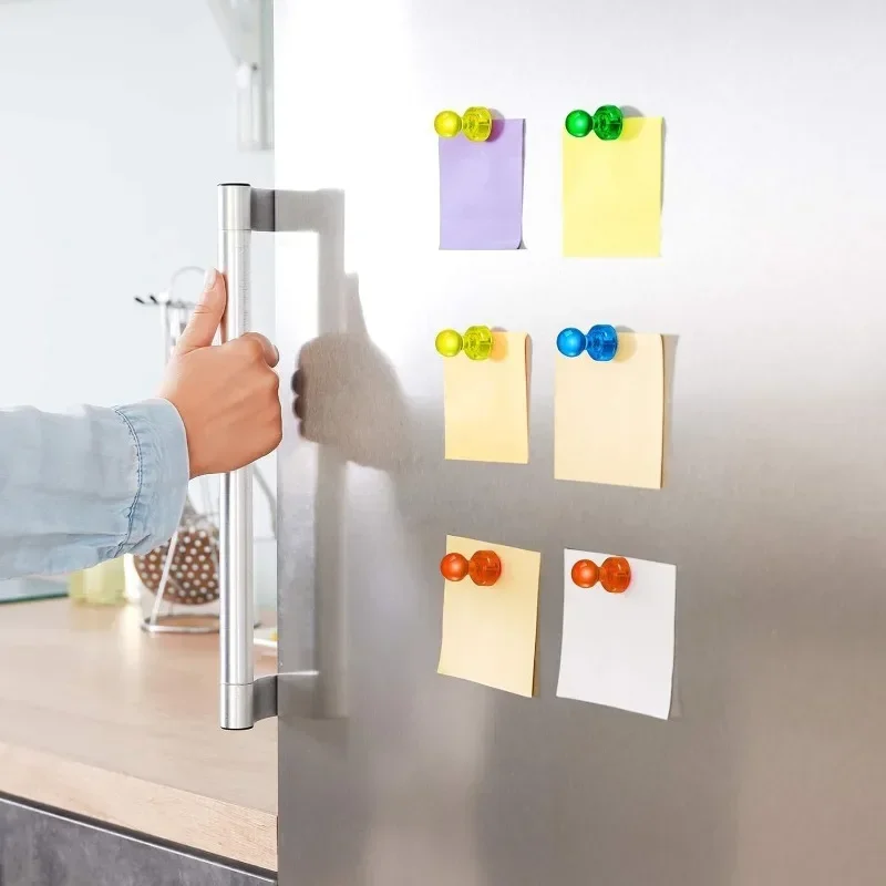 Mini Magnetic Push Pins Strong Cone Magnets Refrigerator Sticker Office School Supplies