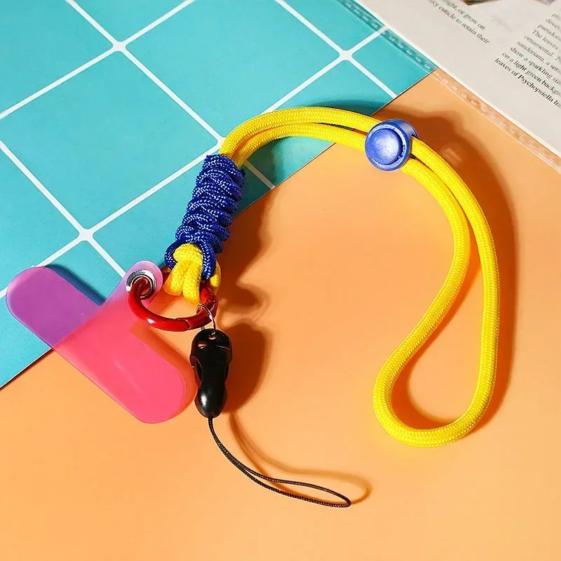 Colorful Woven Wrist Strap with Detachable Anti-Loss Feature