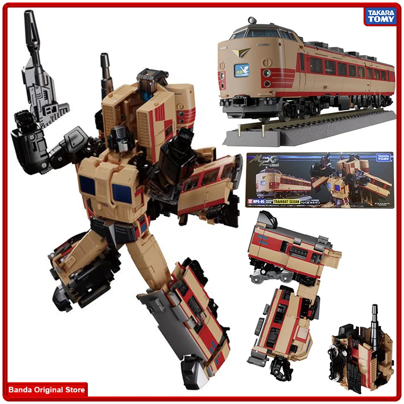 100% In Magazzino Original Takara Tomy Transformers Capolavoro Group Mpg-05 Trainbot Seilian Raiden Combiner Toys Action Figures