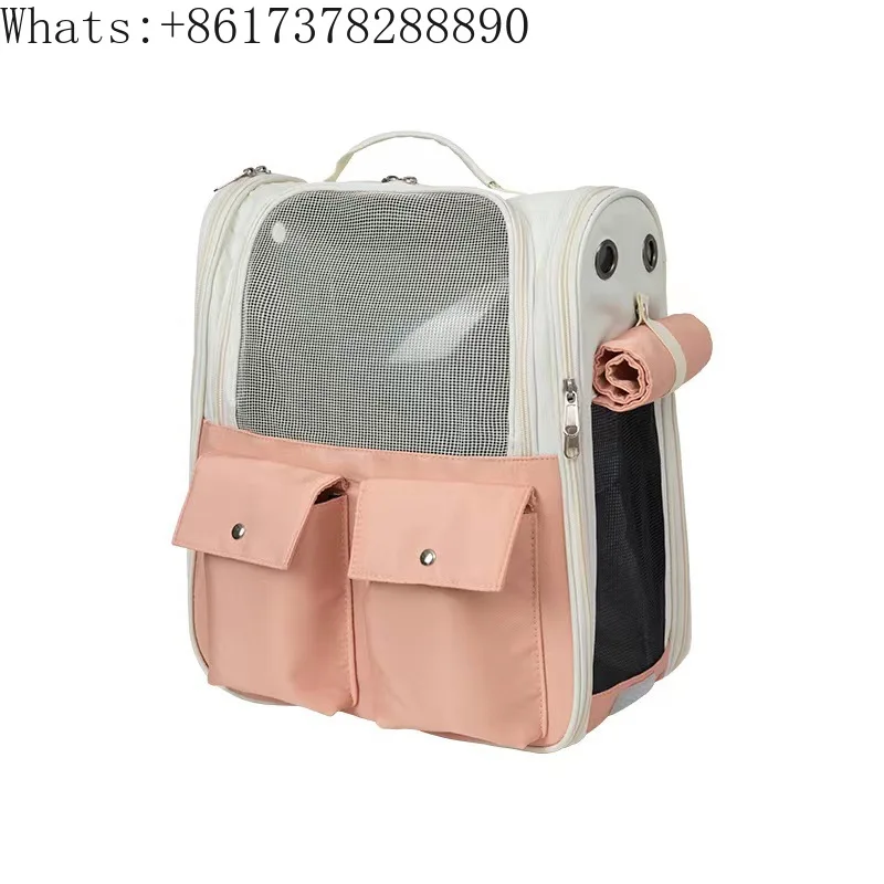 

Оптовая продажа, портативные сумки для прогулок, рюкзаки для кошек, сумки для домашних животных для кошек, вместительные холщовые сумки в виде капсул