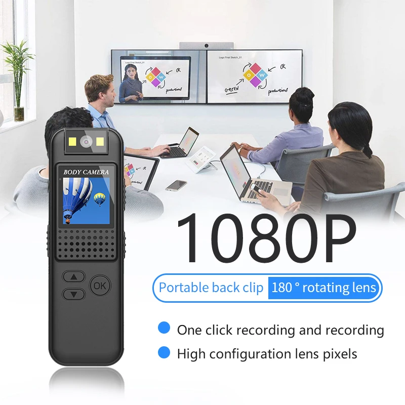 1080P high-definition night vision mini DV camera outdoor sports camera small video digital law enforcement recorder mini digital camera mini camera