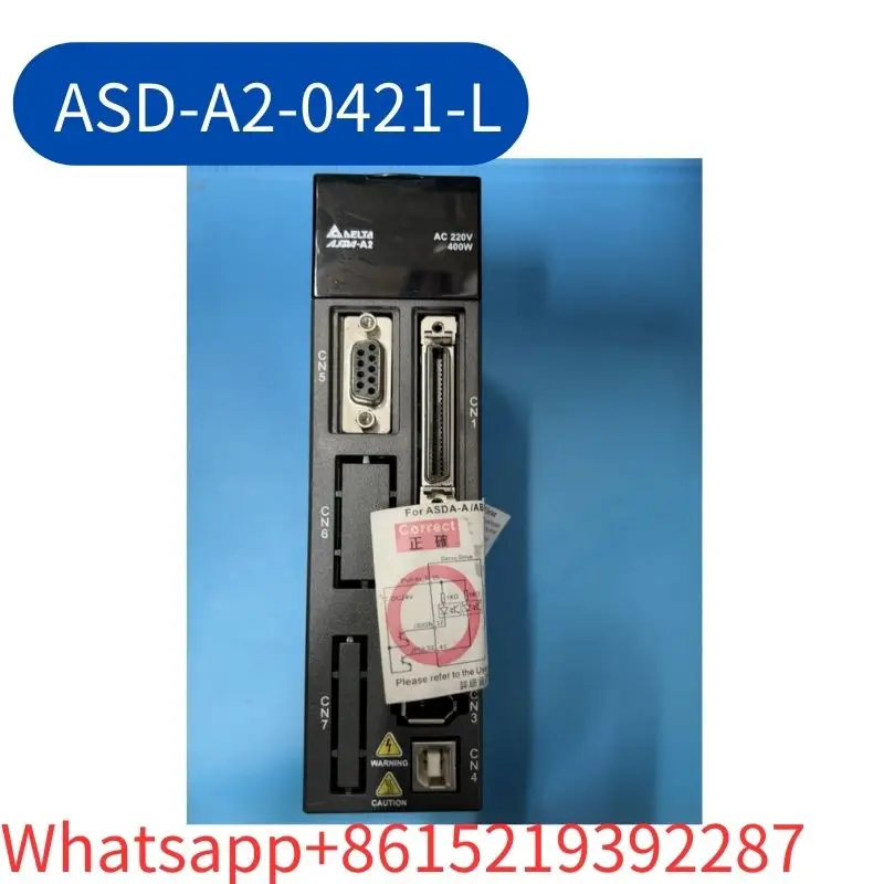 ASD-A2-0421-L 400W 서보 드라이버, 중고 테스트 OK