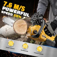 1200W 12 אינץ 'מסור חשמלי ללא מברשת עם סוללה ניידת לגינה ועבודות עץ כלי עוצמתי לדוואלט 20V סוללת פין 4