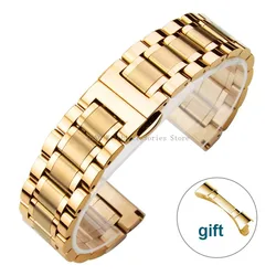 Bracciale per orologio in acciaio inossidabile curvo a estremità universale