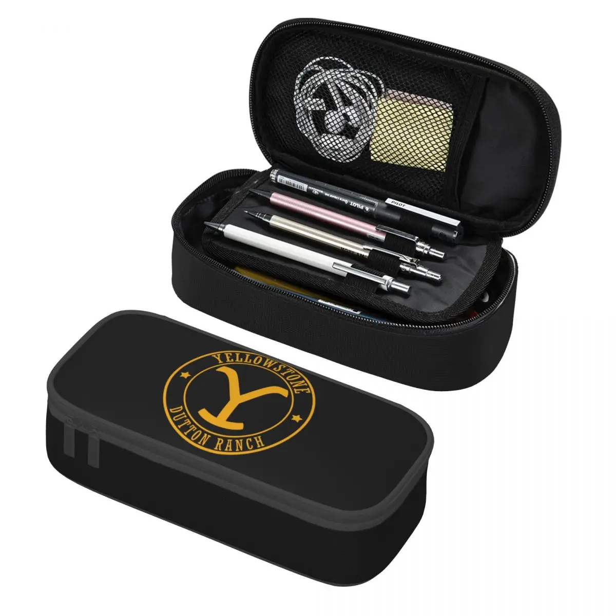 Yellowstone Quick Dry Dutton Ranch Pencil Cases Large Capacity Pen Bags Pen Box Pencil Pouch For Boys Girls Students School