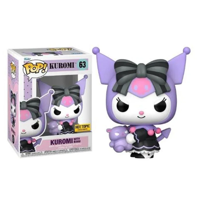 thumbnail image 5 of ¡NUEVA llegada! Figuras de acción de vinilo Funko Pop de Kuromi n.° 55, n.° 62 y Baku n.° 63, n.° 64, Melody n.° 56, colección de juguetes decorativos para regalar, 5 of 5